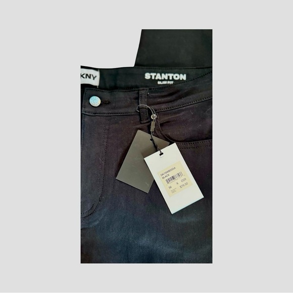 DKNY Men's Dark Slim Jeans - Picture 9 of 13
